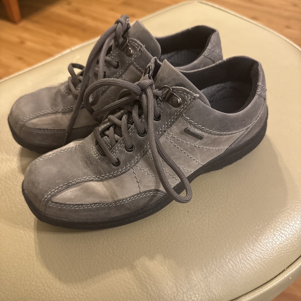 Hotter Comfort Concept Gray Suede Lace Up Walking Shoes Women's US 6 / UK 4 - 37